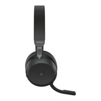 Jabra evolve2 75 on-ear headset (zwart, link380a, microsoft teams) - thumbnail