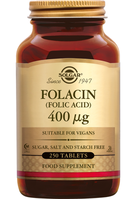 Solgar Folacin (Foliumzuur) 400 mcg Tabletten