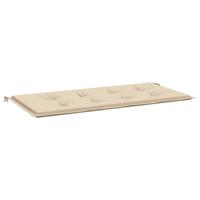 VidaXL Tuinbankkussen 100x50x4 cm oxford stof beige - thumbnail