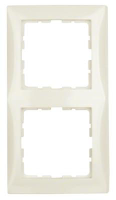 Berker S1 afdekraam 2 voudig creme glanzend