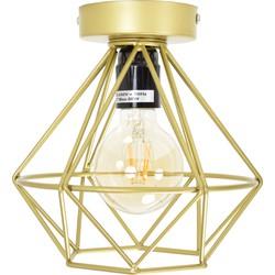 Urban Interiors Plafondlamp 'Wire' Ø22cm, kleur Goud