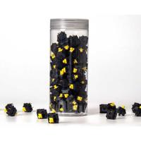Keychron Gateron KS-3X Full Black Yellow keyboard switches - thumbnail