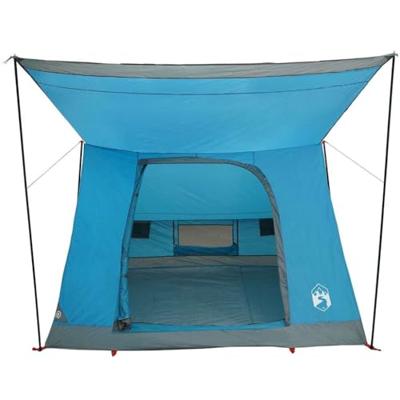 Camping Tent met dak met opslag Blauw 282 x 225 x 154 cm taft