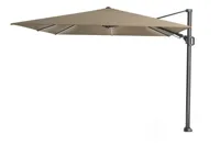 Platinum | Zweefparasol Challenger T² Glow 300 x 300 cm | Taupe - thumbnail
