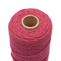 Vaessen Creative • macramé touw 3mmx100m bordeauxrood - thumbnail