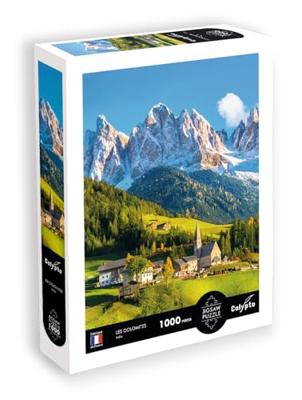 Puzzel - SENTOSPHERE - Calypto - 1000 stukjes - De Dolomieten - Italië - Zijdezachte afwerking - Vanaf 9 jaar