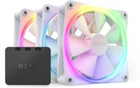 NZXT f120 rgb case fans (wit, 3 stuks, 120 x 120 x 26 mm, incl. controller) - thumbnail