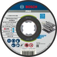 Bosch Accessories X-LOCK 2608619362 Doorslijpschijf recht 115 mm 1 stuk(s) Inox - thumbnail