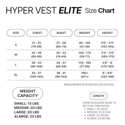 Hyper Vest ELITE XL - 10 lbs (4,5 kg) - thumbnail