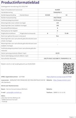 Transpro 2 10-PR