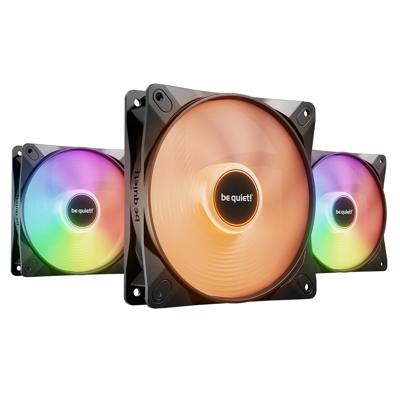 BeQuiet LIGHT WINGS LX 120mm PWM high-speed Triple-Pack PC-ventilator Zwart (b x h x d) 120 x 120 x 25 mm Incl. LED-verlichting BeQuiet LIGHT WINGS LX 120mm PWM high-speed Triple-Pack PC-ventilator Zwart (b x h x d) 120 x 120 x 25 mm Incl. LED-verlichting