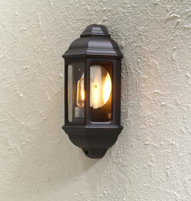 Konstsmide Cagliari 7011-750 Buitenlamp (wand) E27 100 W Zwart