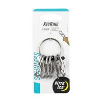 NITE Ize NI-KRGS-11-R3 KeyRing 6 S-Biner Sleutelring Zilver 1 stuk(s) - thumbnail