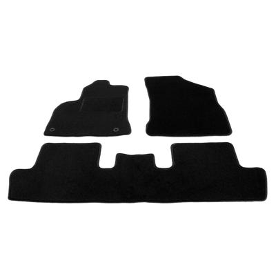 Automatten op maat - zwart stof - Peugeot 5008 (5-zit) 2009-2016