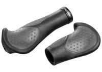 Ergotec handvatset Frisco2 140/95mm zwart/grijs - thumbnail