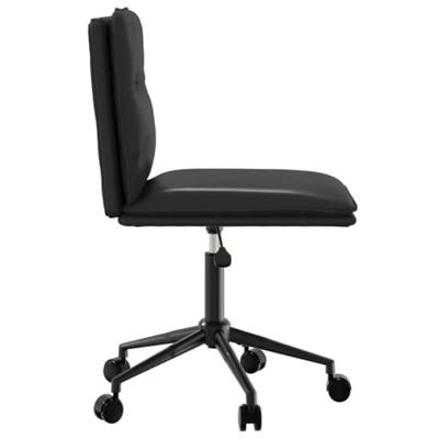 Eetkamerstoelen 2 st kunstleer zwart