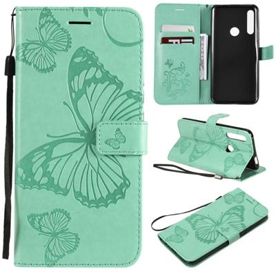 Gedrukt afdrukken Butterfly patroon horizontale Flip PU lederen draagtas met houder & kaartsleuven & portemonnee & Lanyard voor Huawei P Smart Z/Y9 Pr Gedrukt afdrukken Butterfly patroon horizontale Flip PU lederen draagtas met houder & kaartsleuven & portemonnee & Lanyard voor Huawei P Smart Z/Y9 Pr