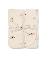 HEMA Wiegdeken 75x100 wafel hond - thumbnail