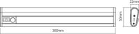 OSRAM HOMELIGHTING Linear LED Mobile USB 300 White 4099854497445 LED-onderbouwlamp - thumbnail