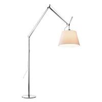 Artemide Tolomeo Mega Terra booglamp LED 3000K snoerdimmer alu - thumbnail