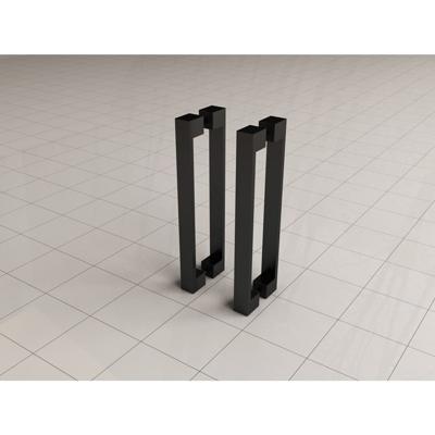 Wiesbaden type 5 deurgreep 22,5 cm mat zwart