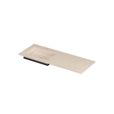 INK Post Wastafel keramische slab envelop bak links met 1 kraangat 120x45x1 Travertin mat INK Post Wastafel keramische slab envelop bak links met 1 kraangat 120x45x1 Travertin mat