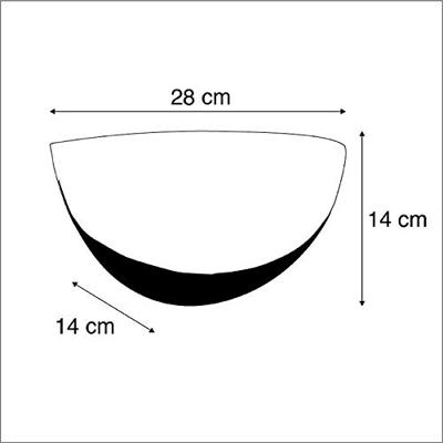 QAZQA Moderne wandlamp wit - Britt