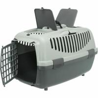 TRIXIE BE ECO VERVOERSBOX CAPRI ANTRACIET / GRIJS-GROEN 55X37X34 CM - thumbnail