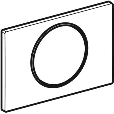 Bedieningsplaat Geberit Sigma 10 Met Spoeltoets Mat Wit