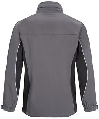 NITRAS SAFETY Nitras softshelljas "motion tex light" softshell jacket gr. xl motion tex light gray/sw
