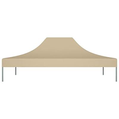 VidaXL Partytentdak 270 g/m² 4x3 m beige