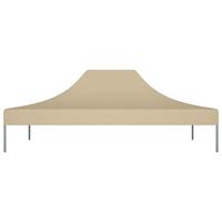 VidaXL Partytentdak 270 g/m² 4x3 m beige - thumbnail