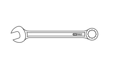 KS TOOLS Ks-tools ring-steeksleutel "classic" maul-ringschl. 21mm