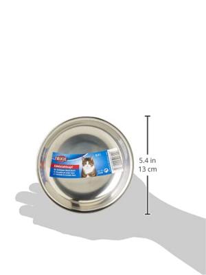 TRIXIE VOERBAK / WATERBAK RVS 13 CM 200 ML 4 ST