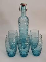 Bormioli Rocco Beugelfles / Weckfles Oriente - Blauw - 1 liter - thumbnail