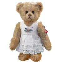 Clemens knuffelbeer Teddy Karla junior 26 cm pluche lichtbruin - thumbnail