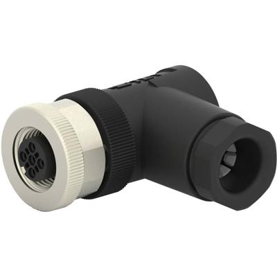 TE Connectivity T4112002021-000 Sensor/actuator connector, niet geassembleerd M12 Aantal polen (sensoren): 2 Bus, haaks 1 stuk(s)