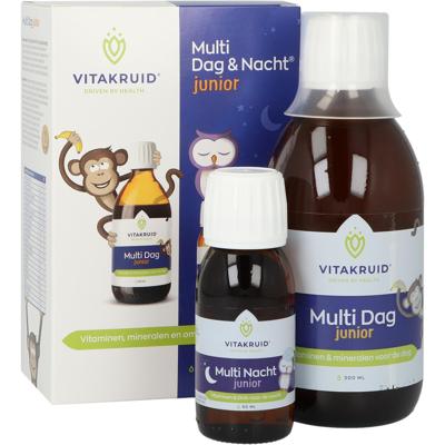 Vitakruid Multi Dag & Nacht Junior 100% Vegan Vitakruid Multi Dag & Nacht Junior 100% Vegan