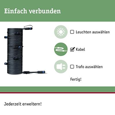 Paulmann Plug & Shine onderdeel kabel 15 meter Paulmann Plug & Shine onderdeel kabel 15 meter