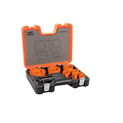 Bahco Sandflex® Bi-metalen gatzagenset | voor metaal en houtsoorten | 25 mm - 114 mm - 12-delig - 3834-SET-84-ES