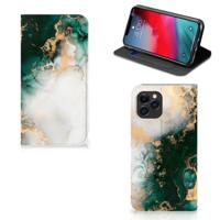 Standcase voor Apple iPhone 11 Pro Marmer Groen - thumbnail