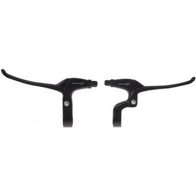 Saccon remgrepen set V brake/rollerbrake 4 vinger zwart 2 delig Saccon remgrepen set V brake/rollerbrake 4 vinger zwart 2 delig