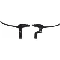 Saccon remgrepen set V brake/rollerbrake 4 vinger zwart 2 delig - thumbnail