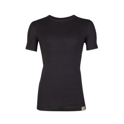 RJ Bodywear T-Shirt Round Neck Black Stretch