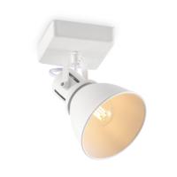 Industriële Plafondspots - Wit - Met E14 Fitting - Metaal Spotlights - 9.5 x 9.5 x 20.5cm - Voor woonkamer en slaapkamer - Lichtbron niet inbegrepen - thumbnail