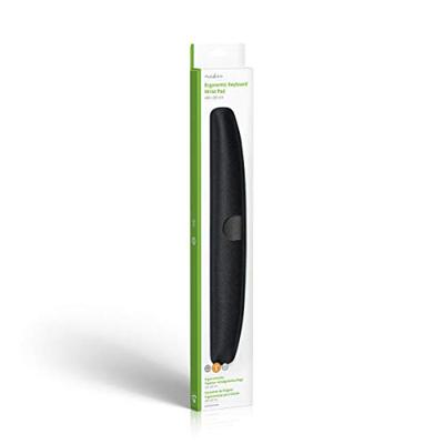 Nedis ERGOGKWP200BK Ergonomische Polssteun Voor Toetsenbord Gel 480 X 80 Mm Zwart