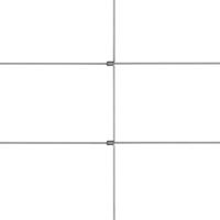 VidaXL Hek 50x1,2 m gegalvaniseerd staal zilverkleurig - thumbnail