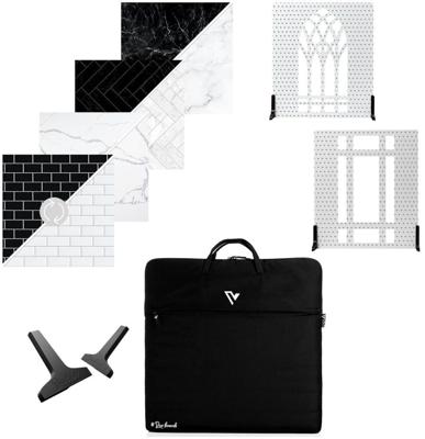 V-Flat Kitchen Kit (4x Duo Boards 24x24" - 2 Shadow Boards, Travel Bag, Duo Legs)