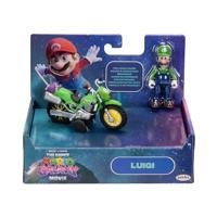 The Super Mario Galaxy Movie Action Figures - Motorcycle Luigi - thumbnail