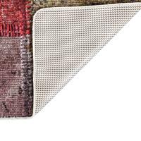 VidaXL Vloerkleed wasbaar anti-slip patchwork 80x150 cm meerkleurig - thumbnail